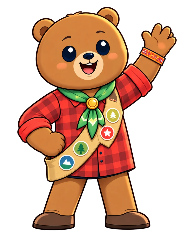 Bo, a big-hearted bear who loves a team