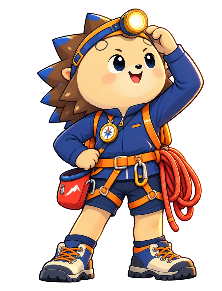 Mika, a determined hedgehog with a tiny lantern