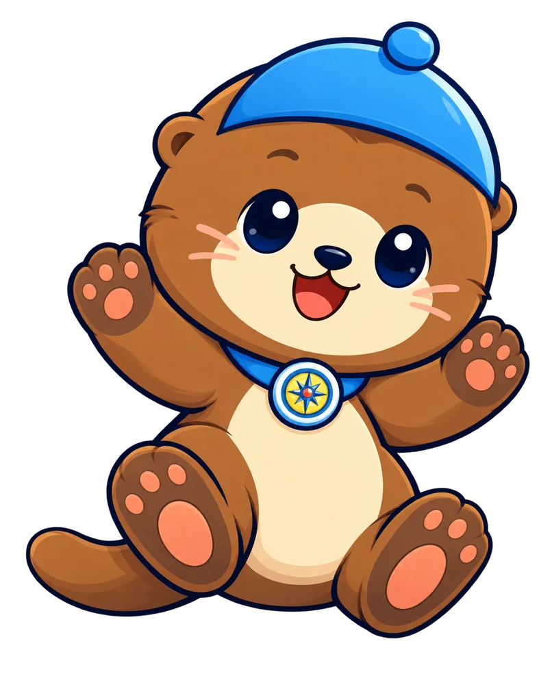 Ollie, a chatty otter who loves a good story