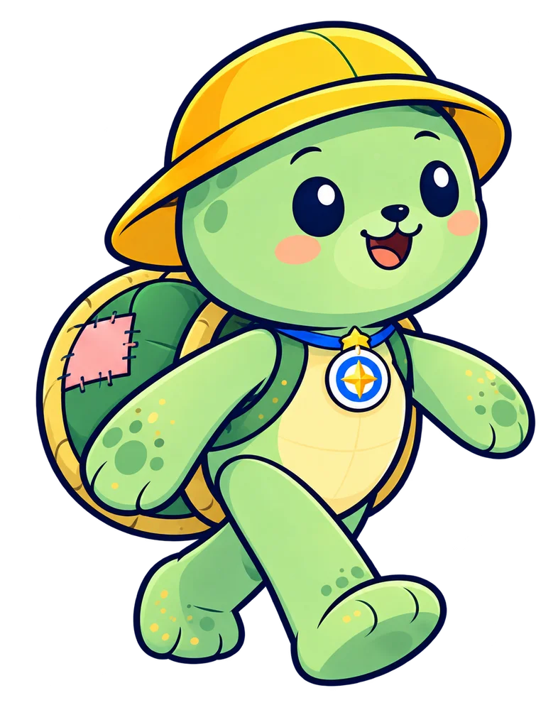 Tilly, a gentle turtle who never rushes