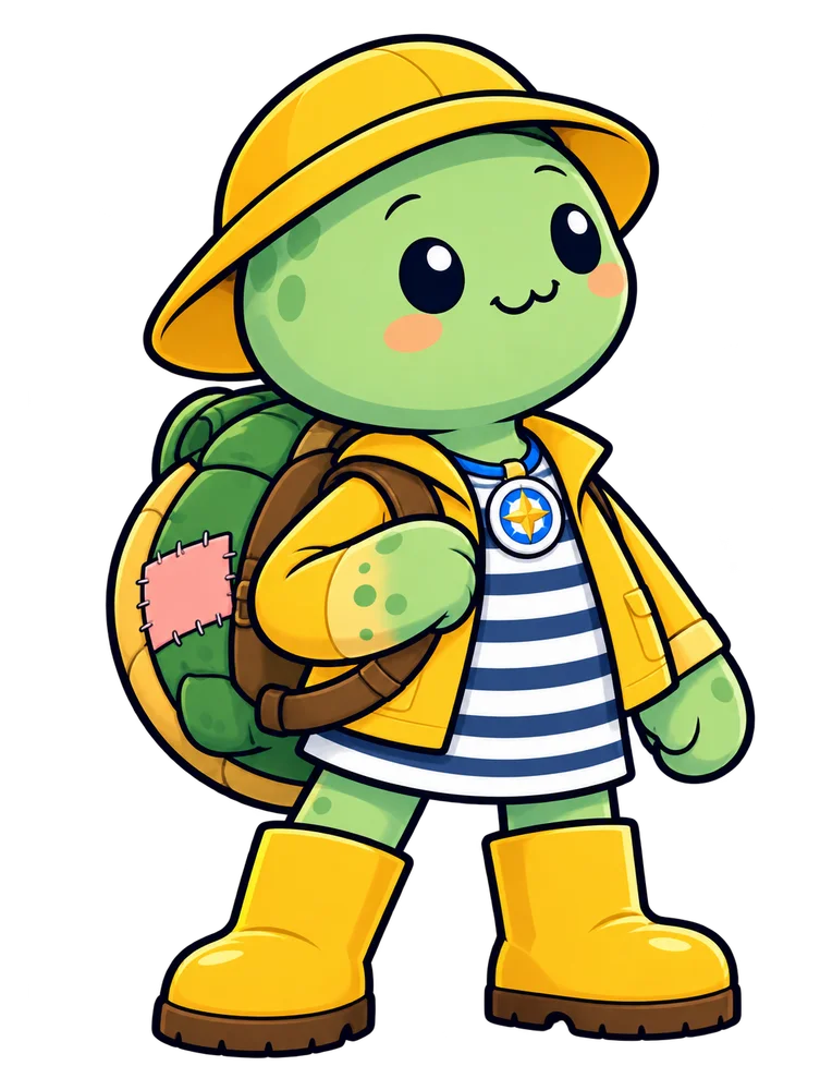 Tilly, a gentle turtle who never rushes