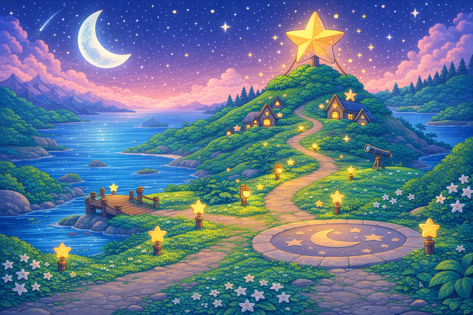 Star Island, Brave Beginnings: an illustrated view of the world of this adventure