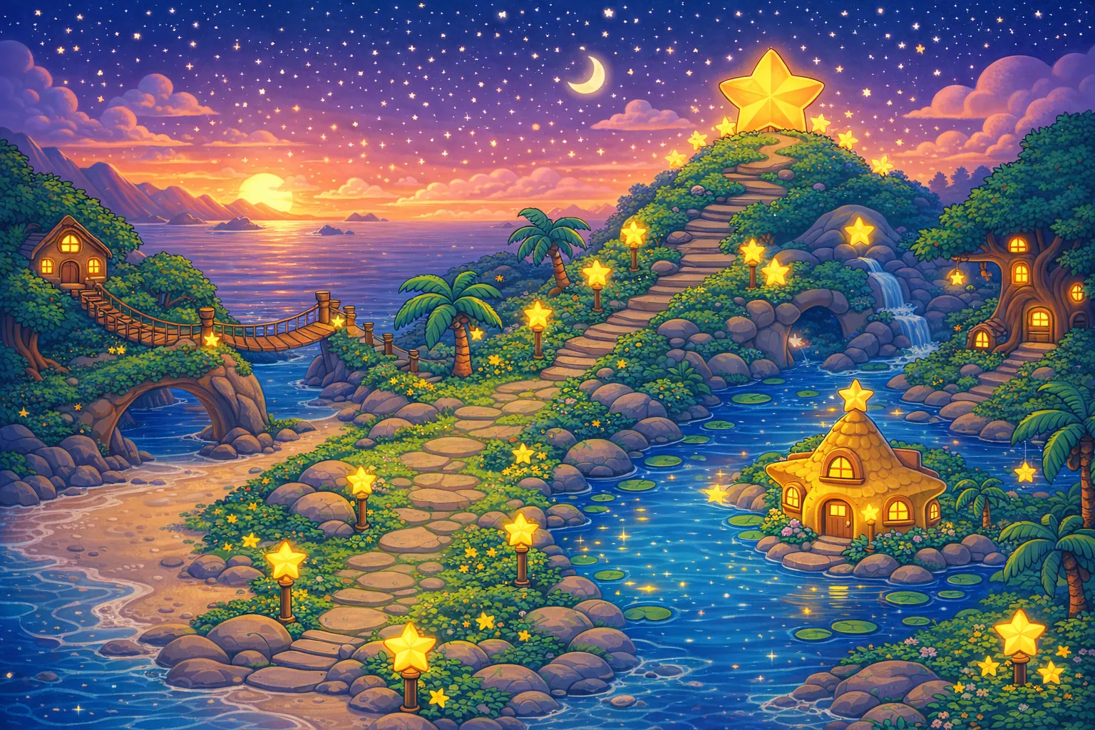 Star Island, Brave Beginnings: an illustrated view of the world of this adventure